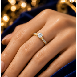 Pre Owned 18ct Diamond Solitaire Ring ZB883